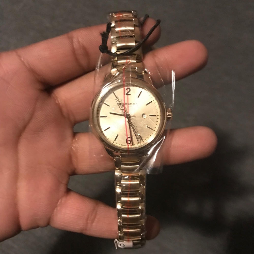 Brand New Burberry Gold Women Watch BU10109